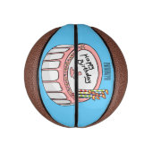 Geburtstagskuchen-Cartoon Mini Basketball (Vertikal)