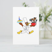 Geburtstagskuchen Einladung (Stehend Vorderseite)