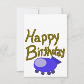 Geburtstagskuchen Einladung (Rückseite)