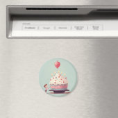 Geburtstagskuchen, Eiscreme, Geburtstag Magnet (In Situ (Geschirrspüler))