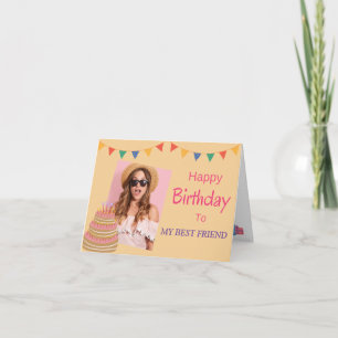 Geburtstagskuchen Foto zum Geburtstag anpassen Karte