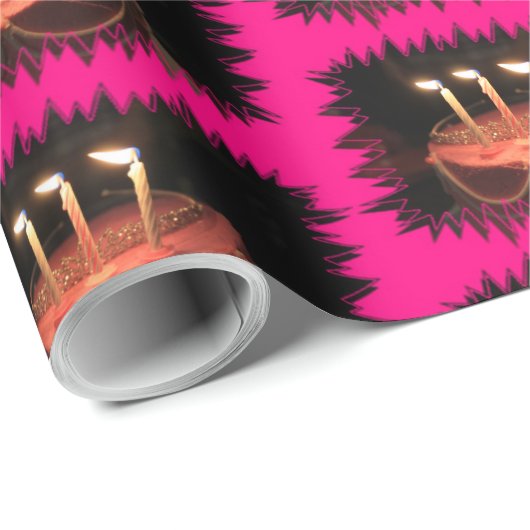Geburtstagskuchen Geschenkpapier (Rolleneckpunkt)