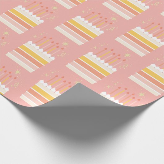 Geburtstagskuchen Geschenkpapier (Ecke)