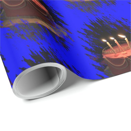 Geburtstagskuchen Geschenkpapier (Rolleneckpunkt)