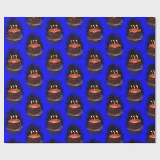 Geburtstagskuchen Geschenkpapier (Flach)