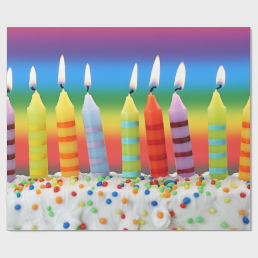 Geburtstagskuchen Geschenkpapier (Flach)