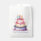 Geburtstagskuchen Geschenktütchen (Vorderseite)
