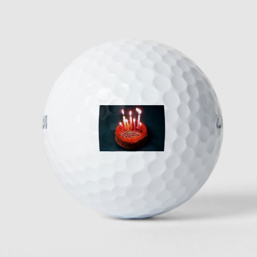 Geburtstagskuchen Golfball (Vorderseite)