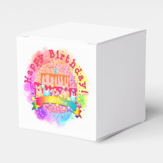 Geburtstagskuchen - HAMbWG Geschenkschachtel (Vorderseite)