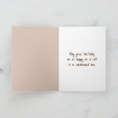 Geburtstagsküchen in einer Faltschachtel Karte (Innenseite)