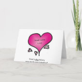 Geburtstagskuchen Karte (Rückseite)