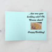 Geburtstagskuchen Karte (Innenseite)