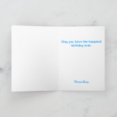 Geburtstagskuchen mit Kerzen Geburtstagskarte Karte (Innenseite)