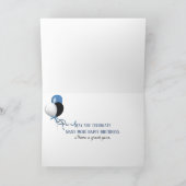 Geburtstagskuchen mit Marshmallow-Braten Karte (Innenseite)