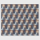 Geburtstagskuchen mit vielen Kerzen Geschenkpapier (Flach)