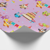 Geburtstagskuchen niedlich geschenkpapier (Ecke)