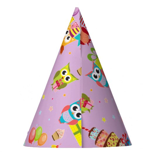 Geburtstagskuchen niedlich partyhütchen (Rückseite)