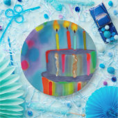 Geburtstagskuchen Pappteller (Party)