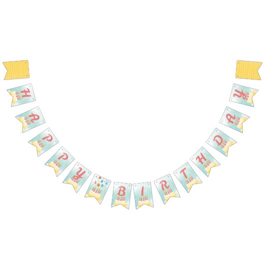 Geburtstagskuchen - Party Bunting Flags Banner (Alle)