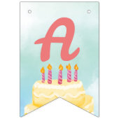 Geburtstagskuchen - Party Bunting Flags Banner (Dritte Fahne)