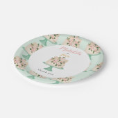 Geburtstagskuchen-Party Pappteller (Schrägansicht)