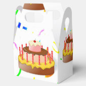 Geburtstagskuchen Party zum Thema Geschenkschachtel (Geöffnet)