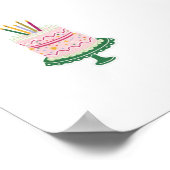 Geburtstagskuchen Poster (Ecke)