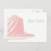 Geburtstagskuchen Postkarte (Vorne/Hinten)