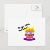 Geburtstagskuchen Postkarte (Vorne/Hinten)