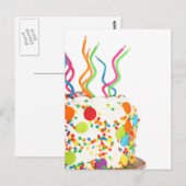 Geburtstagskuchen Postkarte (Vorne/Hinten)