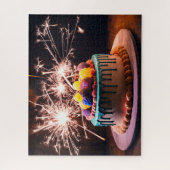 Geburtstagskuchen Puzzle (Vertikal)