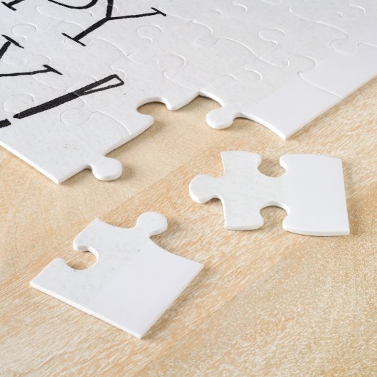 Geburtstagskuchen-Puzzle Puzzle (Seite)