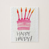 Geburtstagskuchen-Puzzle Puzzle (Vertikal)