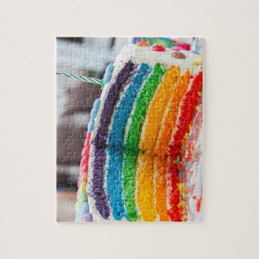 Geburtstagskuchen-Puzzle Puzzle (Vertikal)