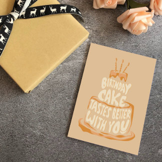 Geburtstagskuchen schmeckt besser bei Ihnen - Funn Einladung