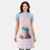 Geburtstagskuchen Schürze (Getragen)