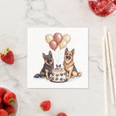 Geburtstagskuchen Serviette (Beispiel)