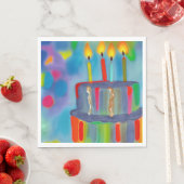 Geburtstagskuchen Serviette (Beispiel)