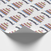 Geburtstagskuchen-Spaß Geschenkpapier (Ecke)