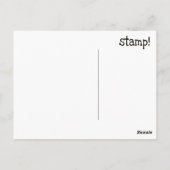 Geburtstagskuchen Spaß - Postkarte (Rückseite)