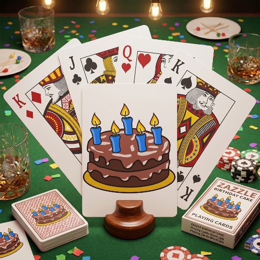 Geburtstagskuchen Spielkarten