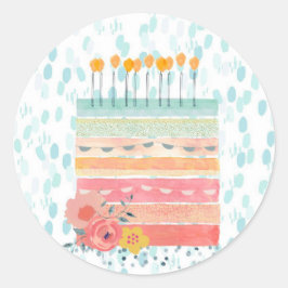 Geburtstagskuchen Sticker