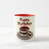 Geburtstagskuchen Tasse (Zentrum)