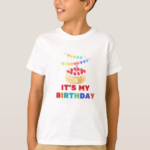 Geburtstagskuchen und Banners T-Shirt