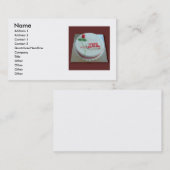 Geburtstagskuchen Visitenkarte (Vorne/Hinten)