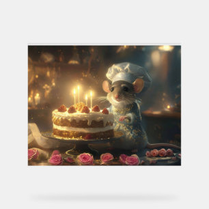 Geburtstagskuchen von Fabulous Mice Baker Acrylschild