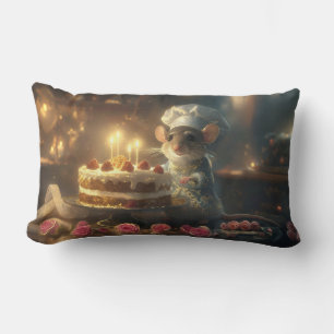 Geburtstagskuchen von Fabulous Mice Baker Lendenkissen