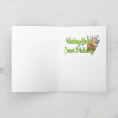 Geburtstagskuchen - Whippet Karte (Innenseite)