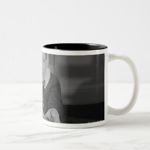 Geburtstagskuchen Zweifarbige Tasse