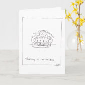 Geburtstagskuchenkarte Karte (Gelbe Blume)